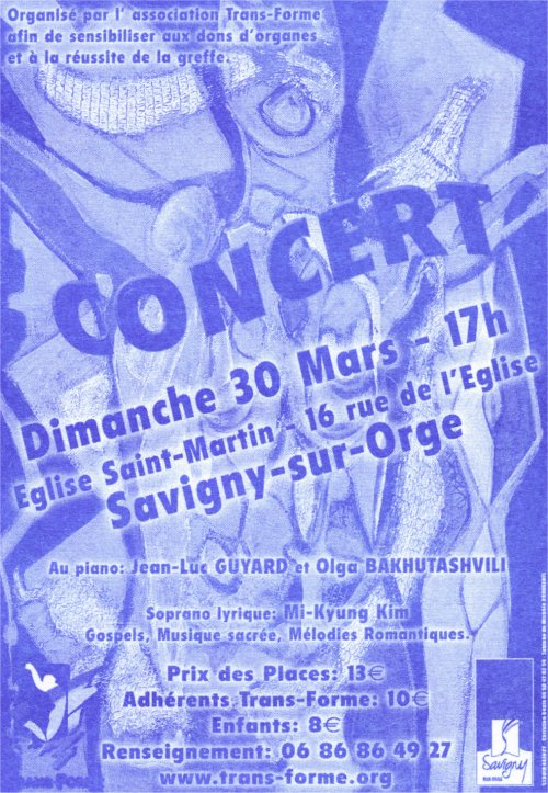 Concert Trans-Forme, 30 mars 2008, Savigny sur Orge